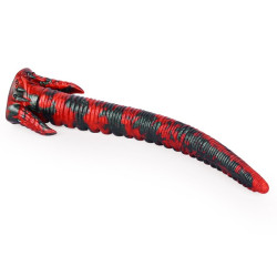MONSTERED Gode Doturix 40 x 5cm Noir et Rouge